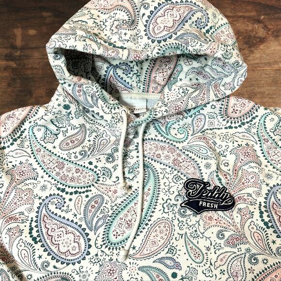 Teddy Fresh Paisley Hoodie | Multicolor Paisley | Size M (Unisex) - Picture 2 of 5